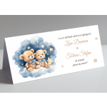 Plic de bani - gemeni - Ursuleti - PBB-075 - imagine 3