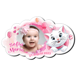Marturii magnetice cu plic roz printat - Nor - EMBP-011 - imagine 2