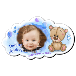 Marturii magnetice cu plic albastru printat - Nor - EMBP-017 - imagine 2