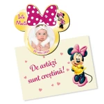 Marturii magnetice cu plic ivoire printat - Minnie - EMBP-033