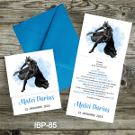 Invitatii botez cu plic colorat - Batman - IBP-85