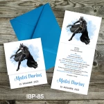 Invitatii botez cu plic colorat - Batman - IBP-85
