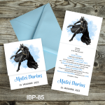 Invitatii botez cu plic colorat - Batman - IBP-85 - imagine 2