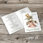 Meniu Botez - Ursulet in avion - MBF-69