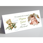 Plic de bani cu poza - Ursulet in avion - PBBF-070 - imagine 3