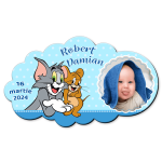 Marturii botez magnetice forma norisor - Tom si Jerry - MCN-74 - imagine 2