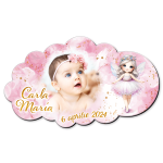 Marturii botez magnetice forma norisor - Zana - MCN-49 - imagine 2