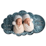 Marturii magnetice norisor gemeni - baieti - MCN-93 - imagine 2