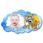 Marturii botez magnetice forma norisor - Tom si Jerry - MCN-73 - imagine 2
