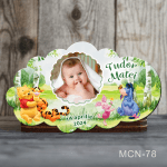 Marturii botez magnetice forma norisor - Winnie the Pooh - MCN-78