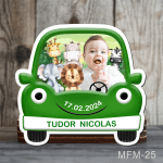 Marturii botez magneti baieti - Masina - Safari - MFM-25