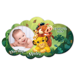 Marturii botez magnetice forma norisor - Simba - The Lion King - MCN-67 - imagine 2