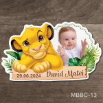 Marturii botez Simba magneti personalizati