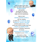 invitatii virtuale Baby Boss