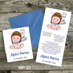 Invitatii botez baietei