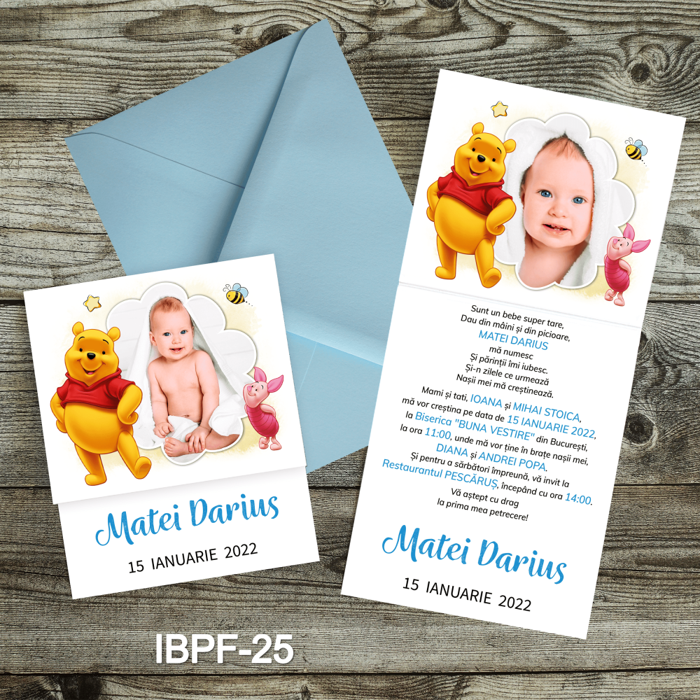 invitatii botez baiat