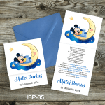 Invitatii botez baietei