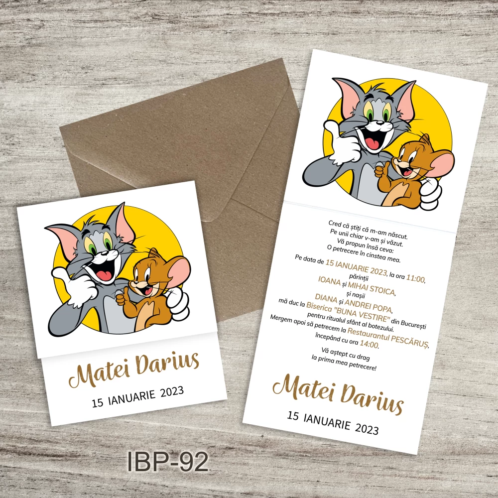 invitatii botez amuzante