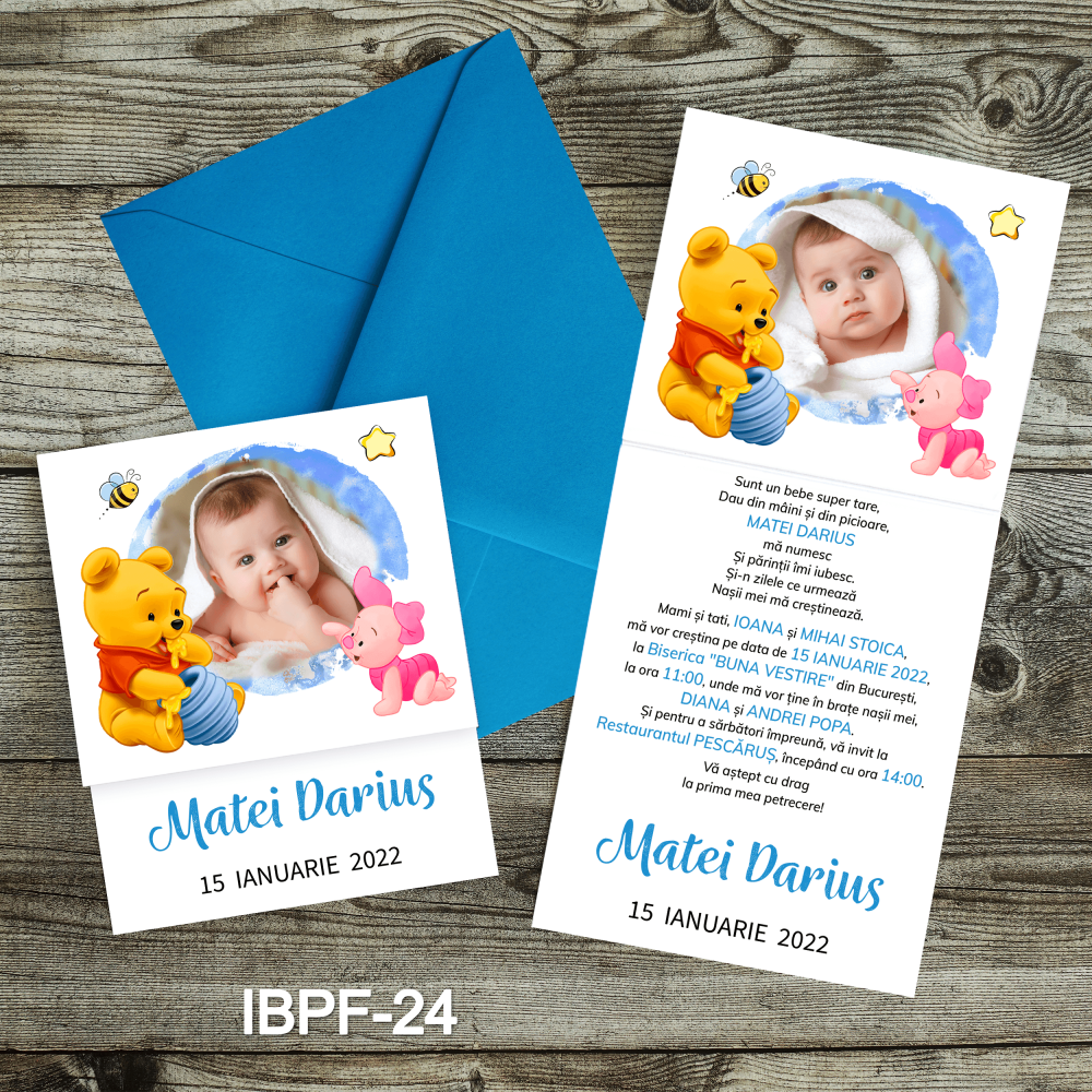 invitatii botez baiat