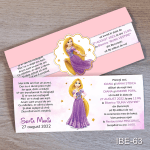 invitatii botez fete Rapunzel