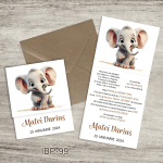 invitatii botez elefant