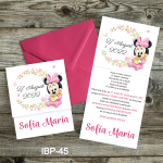 Invitatii botez Minnie Mouse