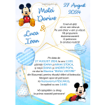 invitatie online botez Mickey Mouse