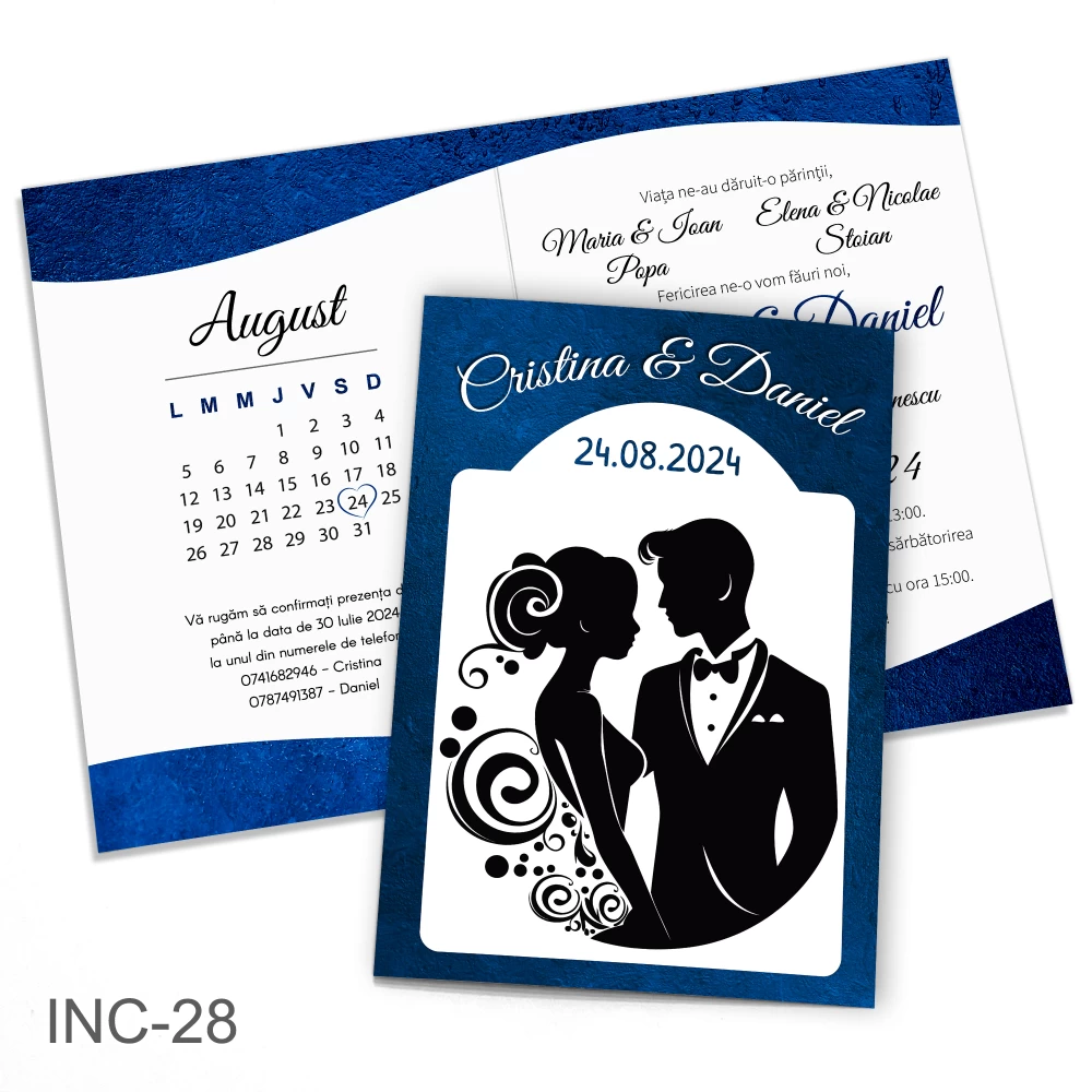 invitatii nunta elegante