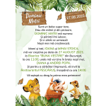 invitatii botez online Simba