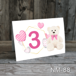 Numere de masa botez - Ursulet - NM-88 - imagine 4