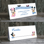 plicuri bani botez gemeni Minnie si Mickey Mouse