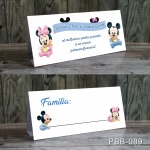 plicuri bani botez gemeni Minnie si Mickey Mouse
