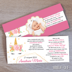 invitatie botez cu poza bebelusului