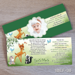 invitatie botez cu poza bebelusului