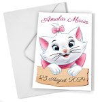 invitatii botez deosebite Pisicuta Marie