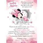 invitatii botez digitale Minnie Mouse