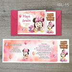 invitatii botez fete Minnie Mouse