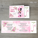 invitatii botez ieftine Minnie Mouse