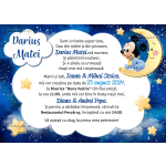invitatii botez online mickey mouse