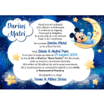 invitatii botez online mickey mouse
