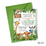 invitatii botez safari