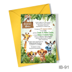 invitatii botez safari