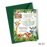 invitatii botez safari