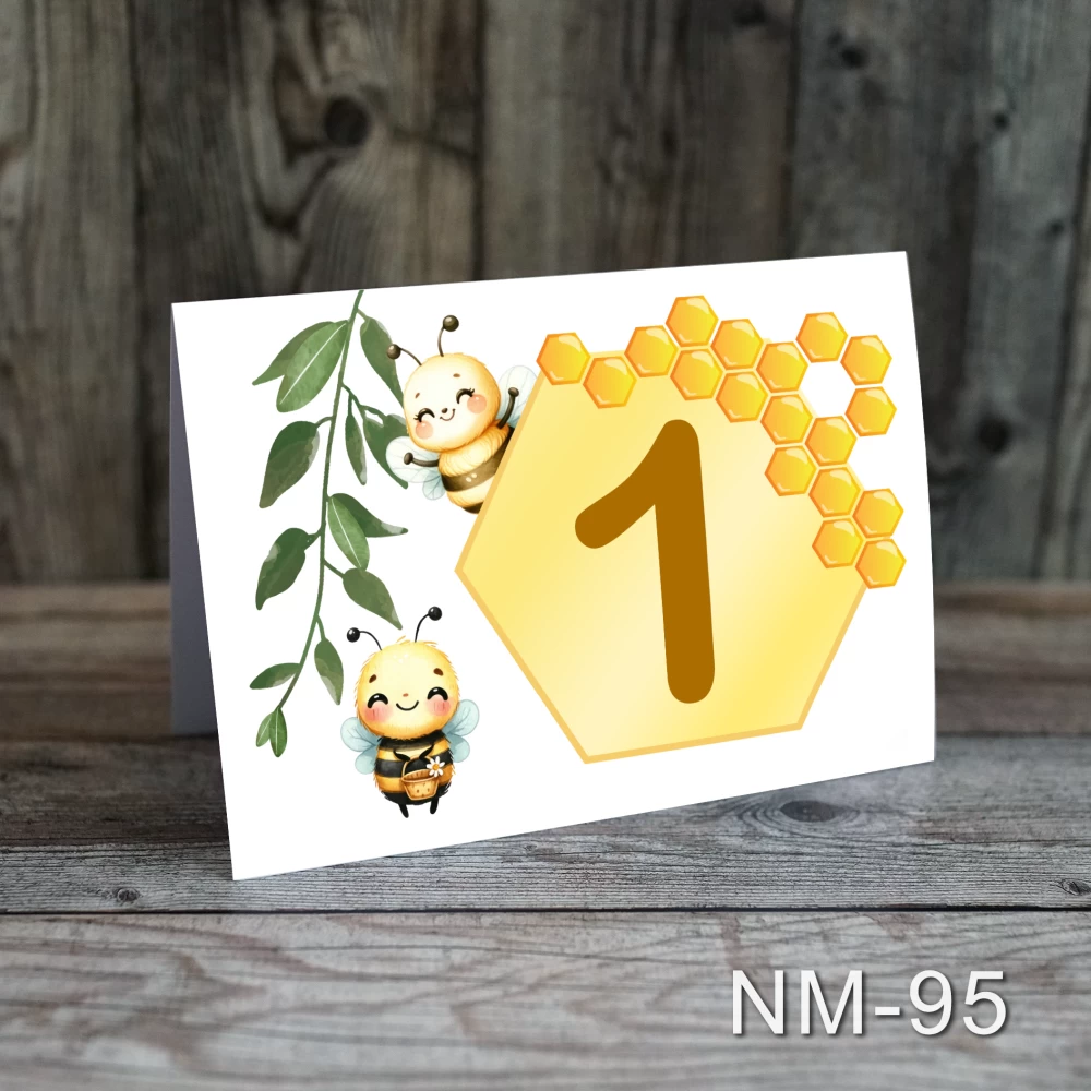 numere masa botez albinute
