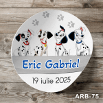 eticheta autoadeziva Dalmatieni