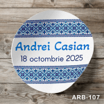 eticheta autoadeziva Motive traditionale romanesti