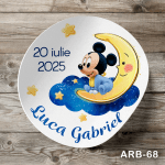 etichete autoadezive rotunde Mickey Mouse