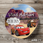 etichete autoadezive rotunde personalizate Cars