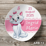 etichete autoadezive rotunde personalizate Pisicuta Marie