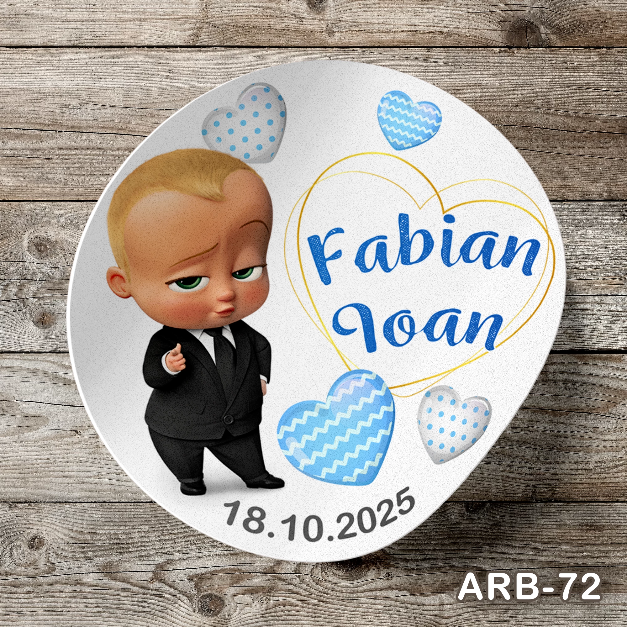 etichete autocolante rotunde Baby Boss ARB-72 etichete autocolante rotunde Baby Boss